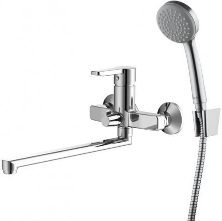 Смеситель для ванны IDDIS Sena с длинным изливом с кер. диверт. SENSBL2i10WA  28111
