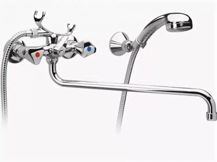Смеситель для кухни Remer 43ex CROSS резин. кран-букса ex43CR